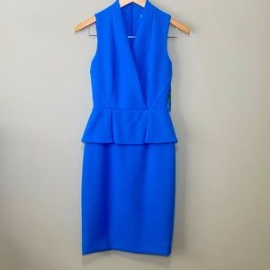 NWT Antonio Melani Peplum Sheath Dress